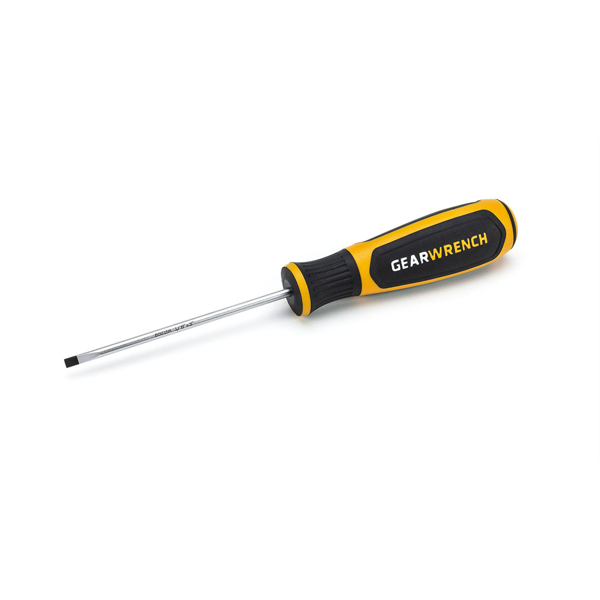 GearWrench Cabinet Dual Material Screwdriver — 1/8in. x 3in., Model# KDT80015H